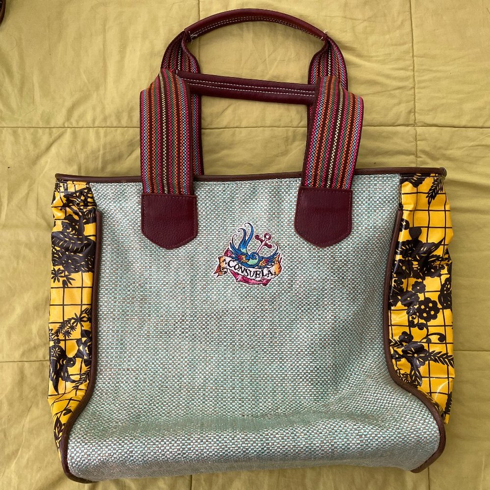 Genuine Consuela Canvas Tote, Medium **Like-new Condition**